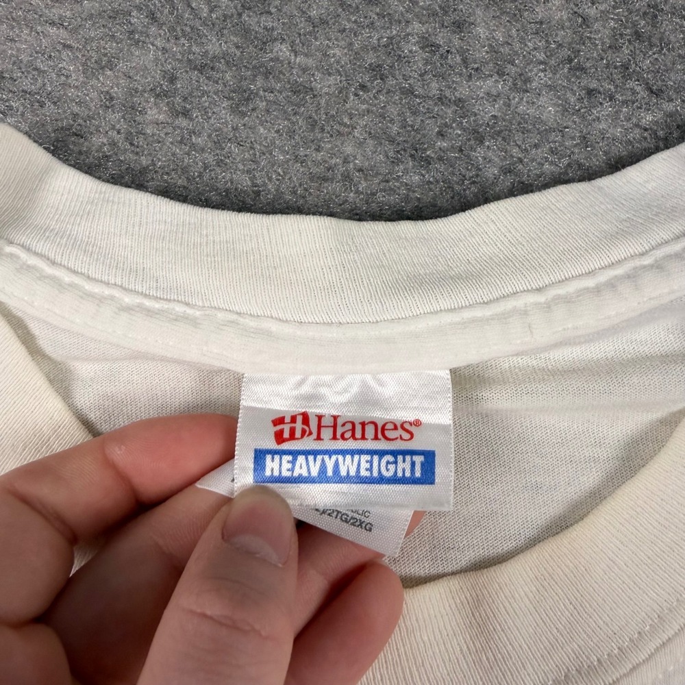 Hell And Back T-Shirt‎ Mens 2XL White Vintage Grand Cayman Graphic Promo Y2K - Picture 3 of 16